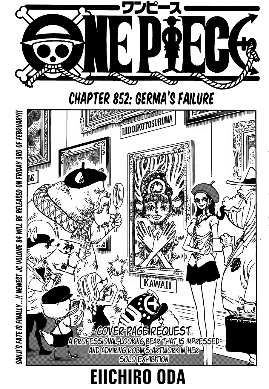 One Piece, Chapter 852 image 03